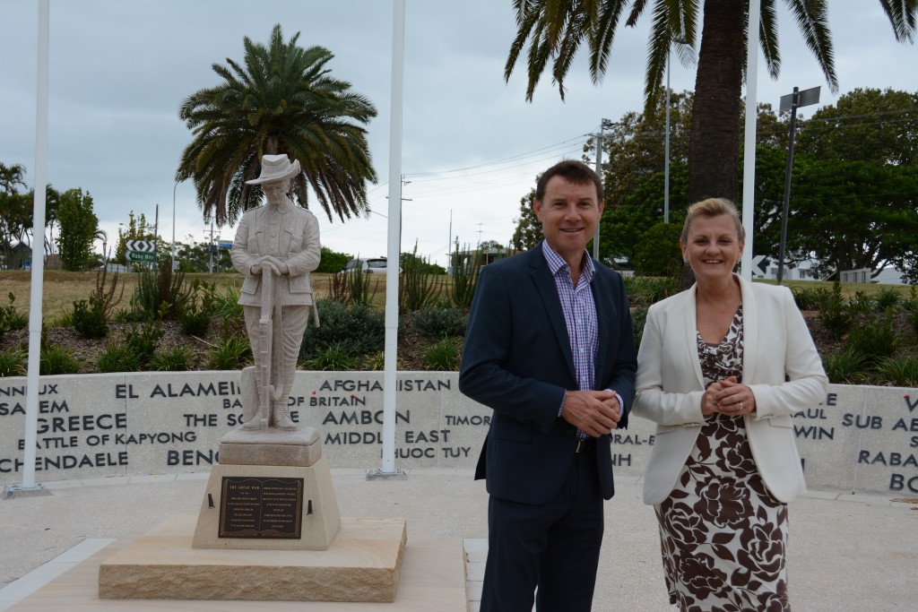 ANZAC Centenary Park Mayor and Andrew Laming